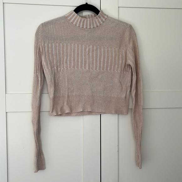 Crop Sweater, Cream - Picture 1 of 2